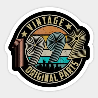 Vintage 1992 Original Parts 28th Birthday Gifts Sticker